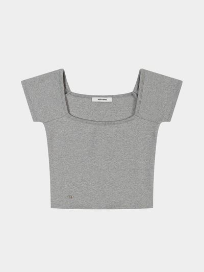 KISYNING Metal Symbol Square Round Neck (thick version) - Gray