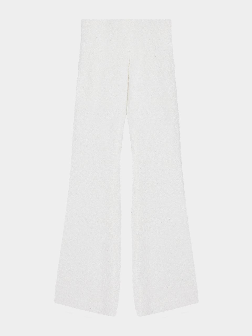 KISYNING Soft Fluffy Knit pants (White)