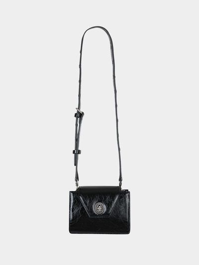 KISYNING Square Compact Durable Travel Mini Bag [Black]