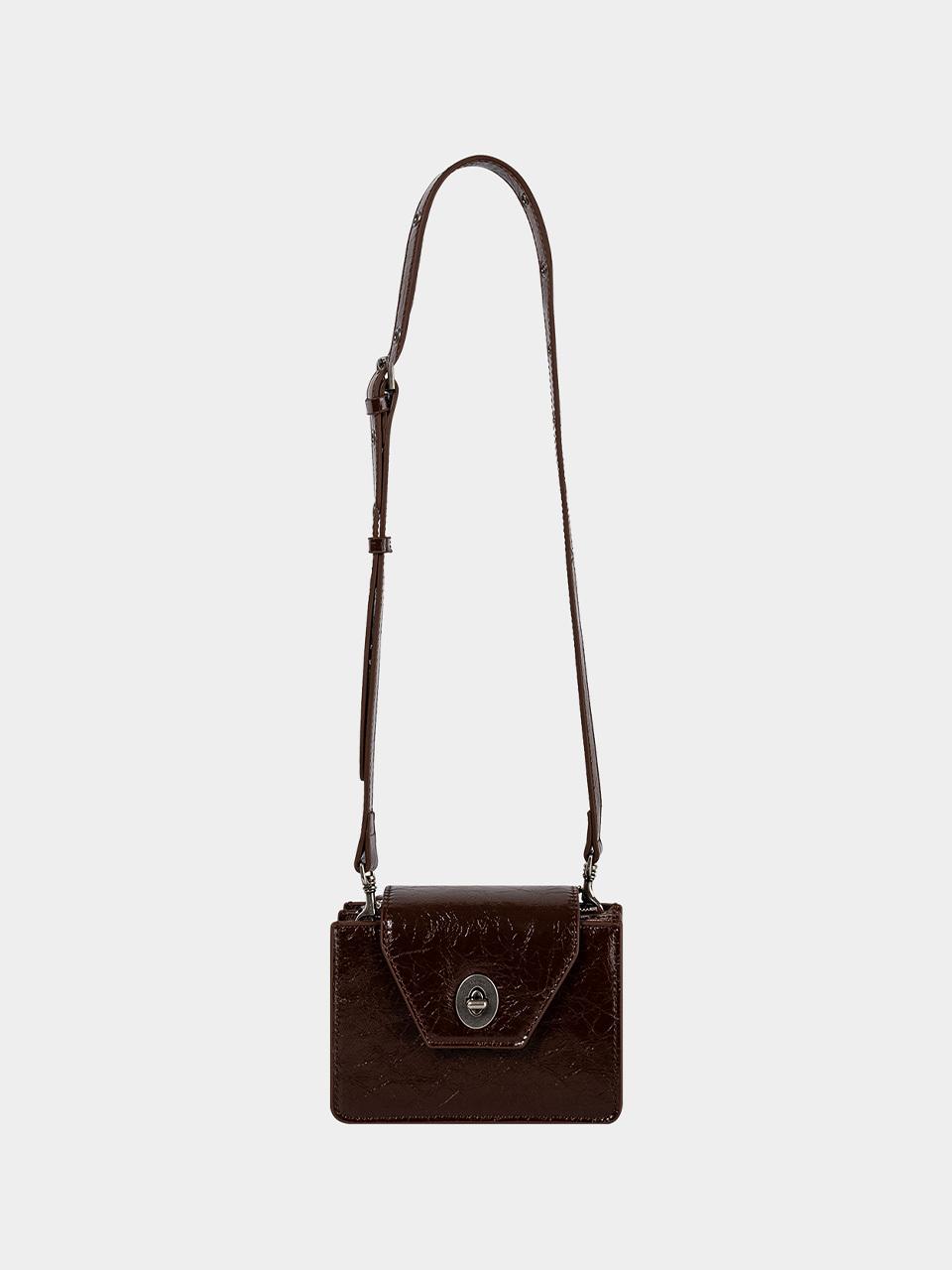 KISYNING Square Mini Travel Bag [Brown]