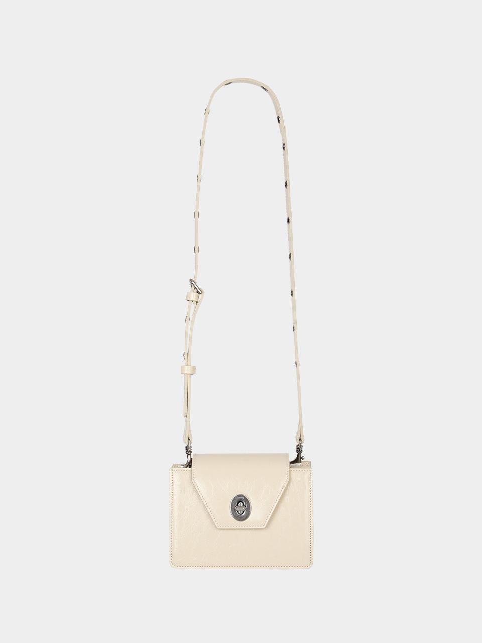 KISYNING Square Travel Compact Premium Mini Bag [beige]