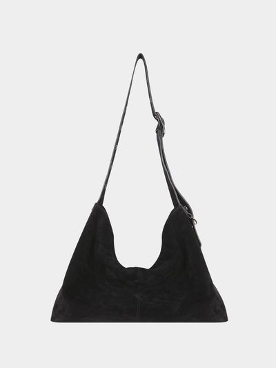 KISYNING Suede Big Bag [Black]