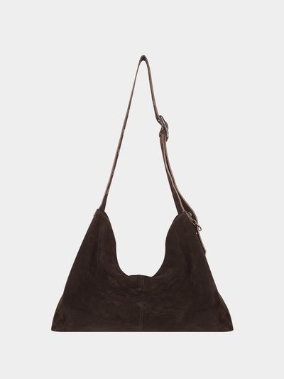 Kisyning Suede Big Bag Brown
