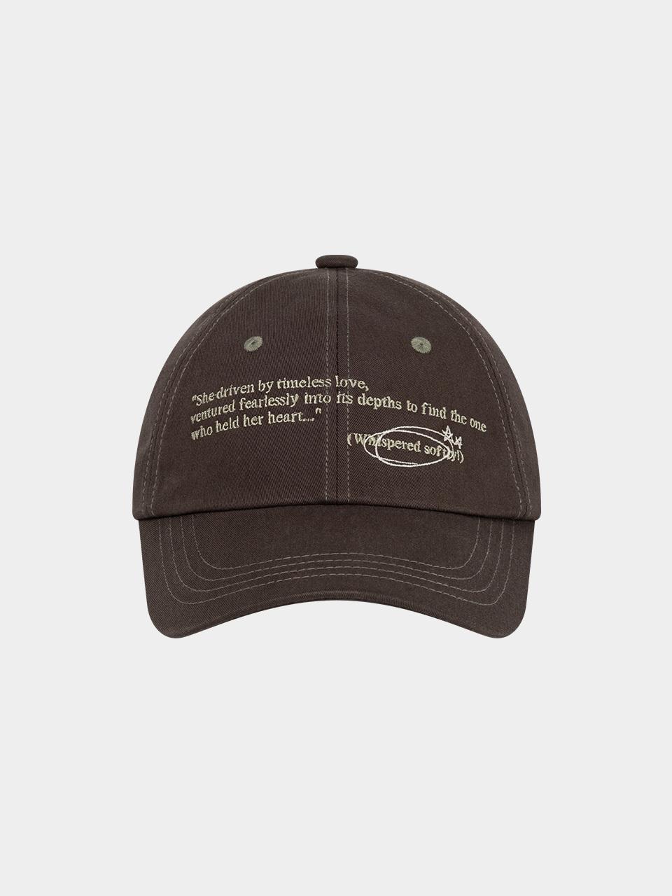 KISYNING Timeless Love Ball Cap [Brown]