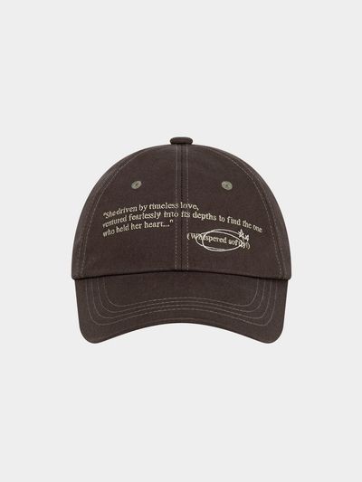 KISYNING Timeless Love Ball Cap [Brown]