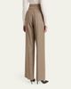 Kiton Herringbone Wool-Cashmere Wide-Leg Trousers - 3