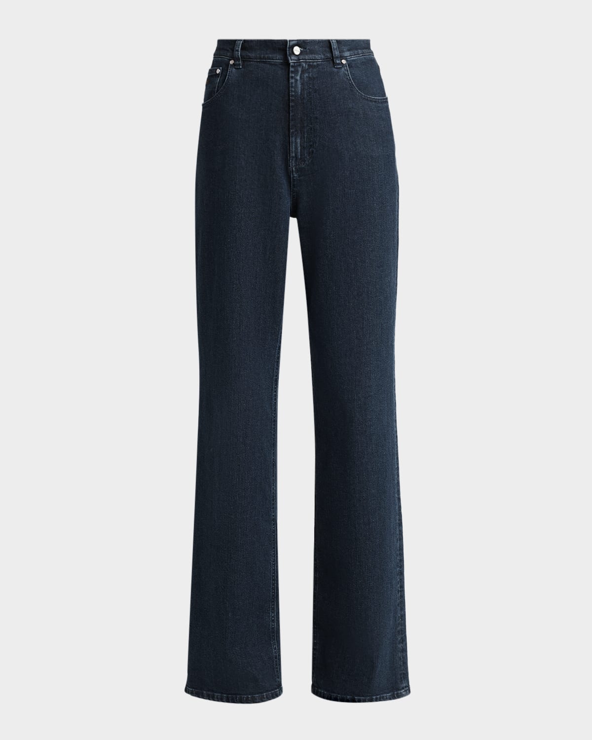 Kiton High-Rise Wide-Leg Jeans