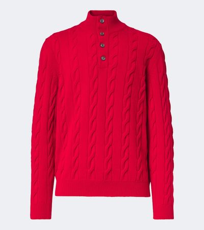 Kiton Kiton Cable-knit cashmere sweater