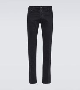 Kiton Kiton Mid-rise straight jeans
