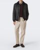 Kiton Kiton Shearling-trimmed leather bomber jacket - 3