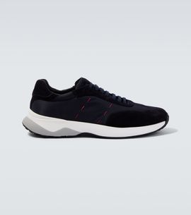 Kiton Kiton Suede-trimmed sneakers