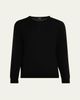 Kiton Men's Cashmere and Linen Crewneck Sweater - 1