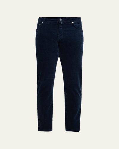 Kiton Men's Corduroy Straight Fit Five-Pocket Pants