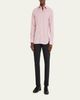 Kiton Men's Cotton-Stretch Multi-Stripe Sport Shirt - 2