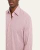 Kiton Men's Cotton-Stretch Multi-Stripe Sport Shirt - 5