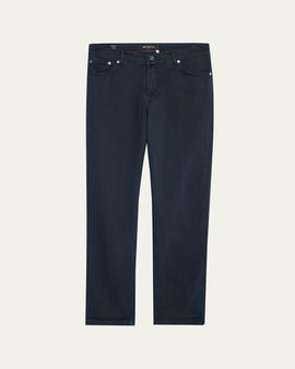 Kiton Men's Cotton and Cashmere Stretch Slim Five-Pocket Pants