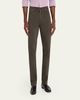 Kiton Men's Cotton and Cashmere Stretch Slim Straight Five-Pocket Pants - 4