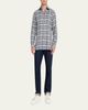 Kiton Men's Cotton Plaid Classic Fit Button-Down Shirt - 2