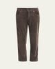 Kiton Men's Cotton Stretch Straight Leg Five-Pocket Pants - 1