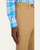 Kiton Men's Flat-Front Twill Pants - 5