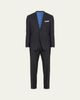 Kiton Men's Grid Check Wool Suit - 1