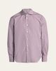 Kiton Men's Micro-Gingham Cotton Sport Shirt - 1
