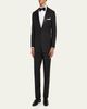 Kiton Men's Peak-Lapel Wool Tuxedo - 2