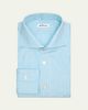 Kiton Men's Pinstripe Cotton Spread Collar Dress Shirt - 1