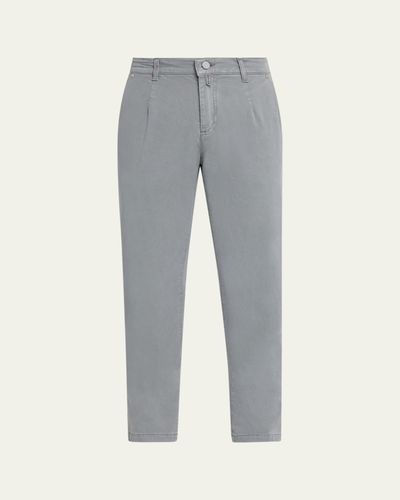 Kiton Men's Pleated Straight-Fit Pants