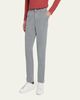 Kiton Men's Pleated Straight-Fit Pants - 4