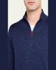 Kiton Men's Silk, Cashmere and Linen Half-Zip Sweater - 5