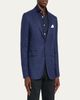 Kiton Men's Soft Cashmere Multi-Check Sport Coat - 4