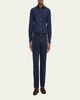 Kiton Men's Straight Fit Flat-Front Pants - 2