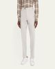 Kiton Men's Twill Flat-Front Pants - 4