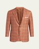 Kiton Men's Windowpane Check Single-Breasted Sport Coat - 1