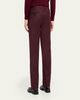 Kiton Men's Wool and Cashmere Flat-Front Pants - 3