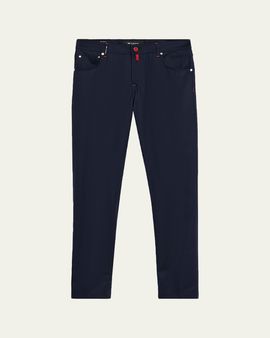 Kiton Men's Wool Five-Pocket Pants