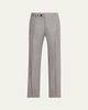 Kiton Men's Wool Sharkskin Flat-Front Trousers - 1
