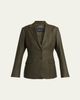 Kiton Metallic Wool Single-Breasted Jacket - 1