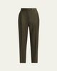 Kiton Shimmer Wool-Blend Straight Trousers - 1