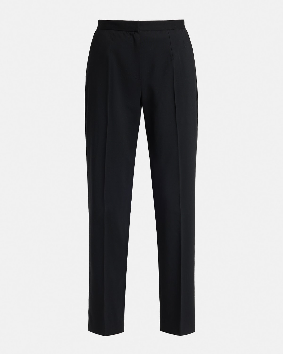 Kiton Stretch Wool Slim-Leg Ankle Pants
