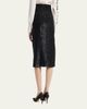 Kiton Striped Sequined Midi Pencil Skirt - 3