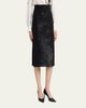 Kiton Striped Sequined Midi Pencil Skirt - 4