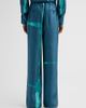 Kiton Women's Abstract-Print Silk Drawstring Pants - 3