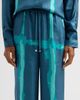 Kiton Women's Abstract-Print Silk Drawstring Pants - 5