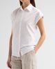 Kiton Women's Cotton Poplin Cap-Sleeve Shirt - 4