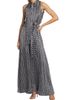 Kiton Women's Graphic Print Silk Sleeveless Maxi Dress - 3