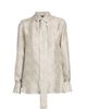 Kiton Women's Graphic Printed Silk Blouse - 1