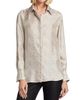 Kiton Women's Graphic Printed Silk Blouse - 6