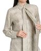 Kiton Women's Graphic Printed Silk Blouse - 7